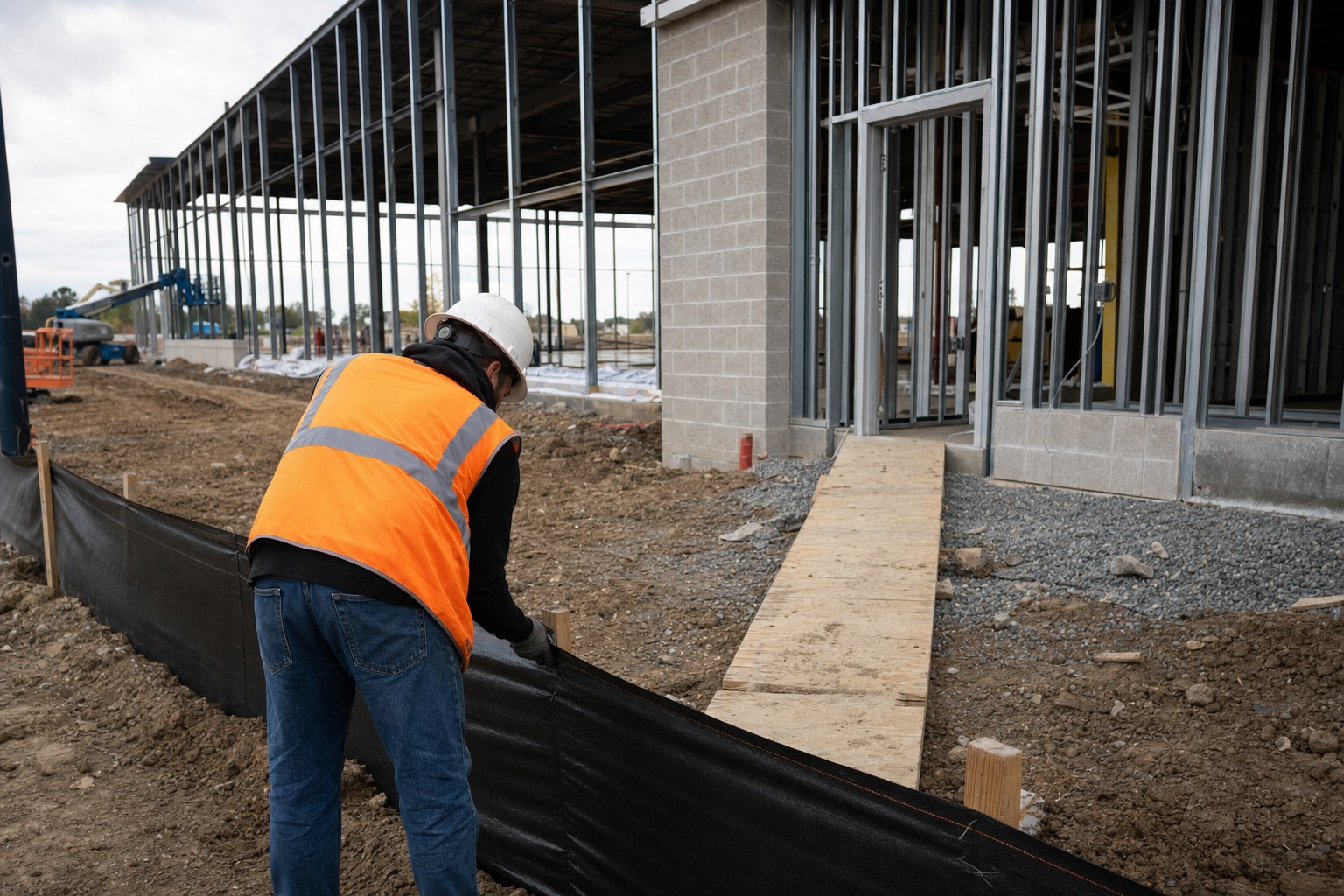 Commercial site preparation